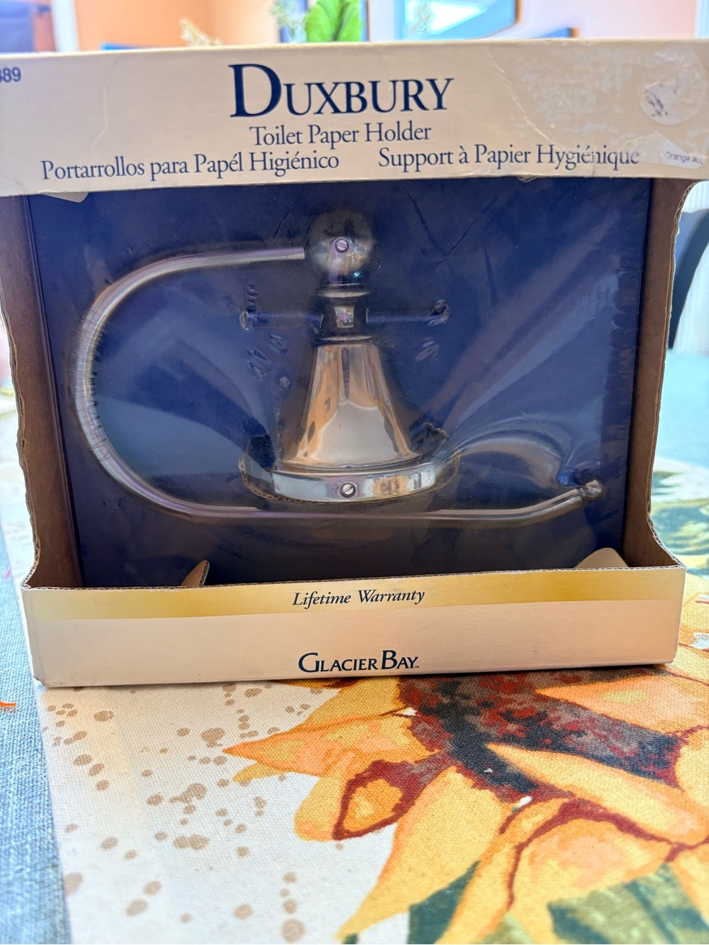 NIB Glacier Bay Duxbury toilet paper holder